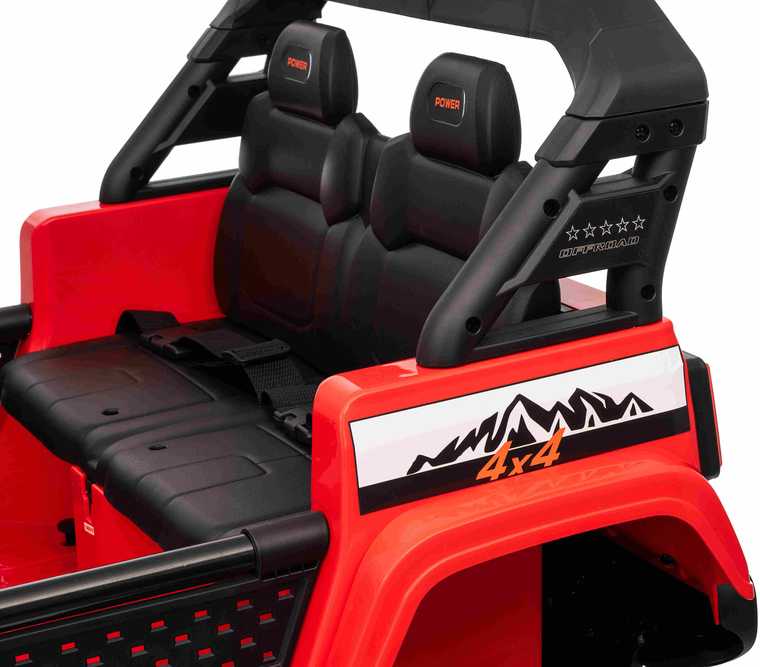 Važiuoklė Extreme Sport 4x4 Zmienna Wielkość Raudona