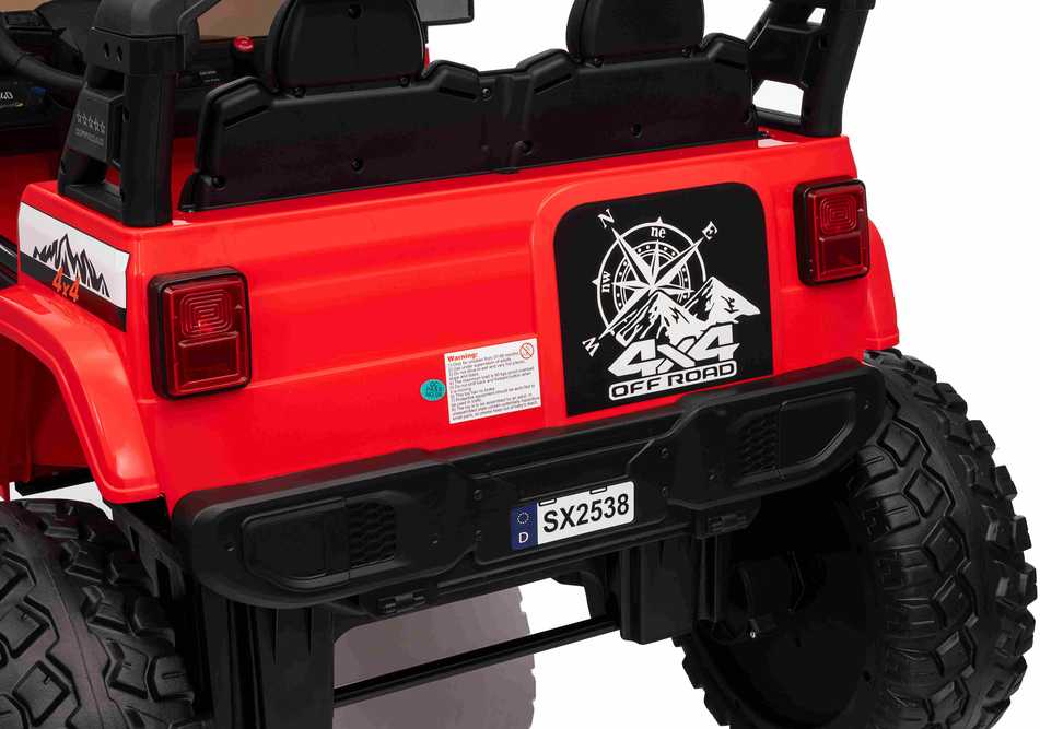 Važiuoklė Extreme Sport 4x4 Zmienna Wielkość Raudona