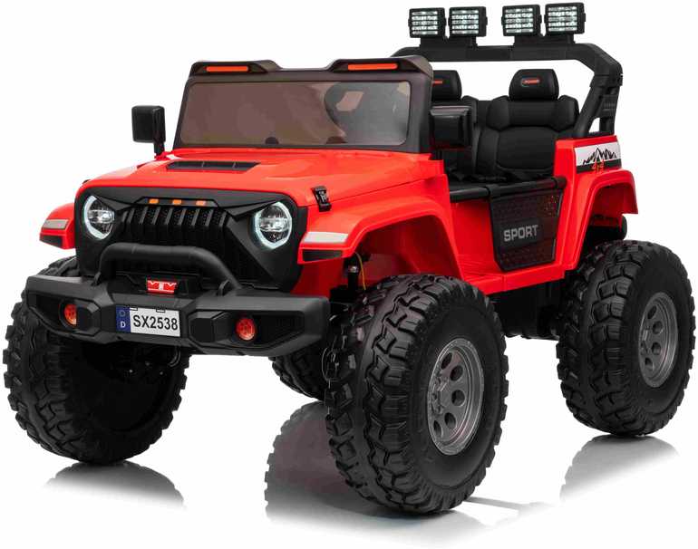 Važiuoklė Extreme Sport 4x4 Zmienna Wielkość Raudona