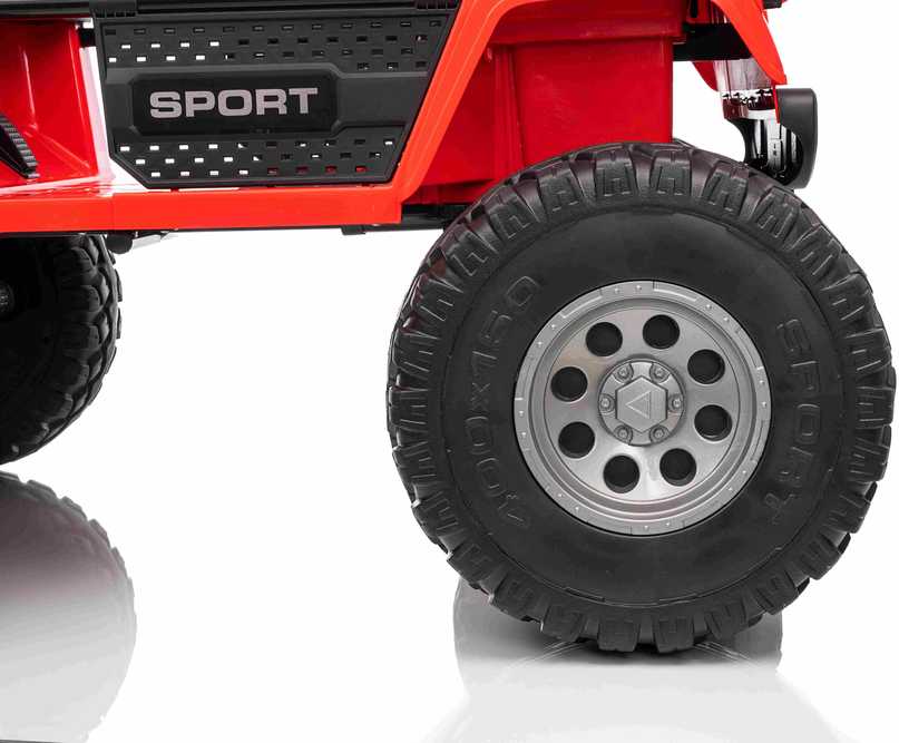Važiuoklė Extreme Sport 4x4 Zmienna Wielkość Raudona