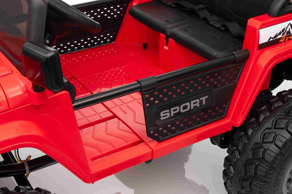 Važiuoklė Extreme Sport 4x4 Zmienna Wielkość Raudona