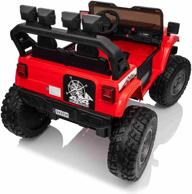 Važiuoklė Extreme Sport 4x4 Zmienna Wielkość Raudona