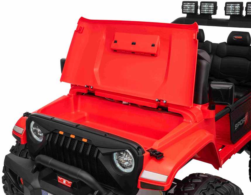 Važiuoklė Extreme Sport 4x4 Zmienna Wielkość Raudona