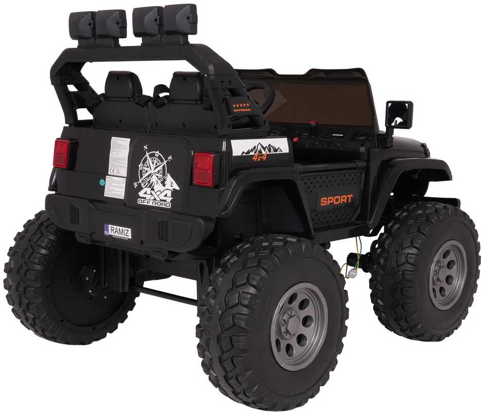 Važiuoklė Extreme Sport 4x4 Zmienna Wielkość Juodas