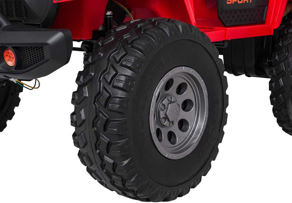 Važiuoklė Extreme Sport 4x4 Zmienna Wielkość Raudona