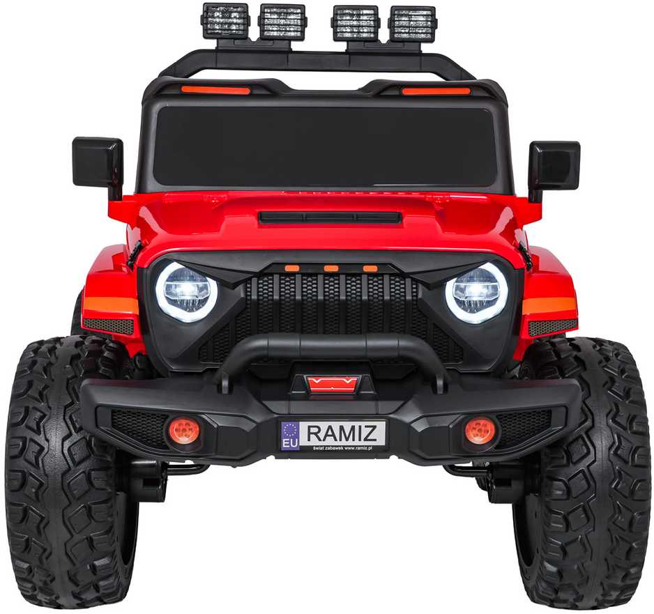 Važiuoklė Extreme Sport 4x4 Zmienna Wielkość Raudona