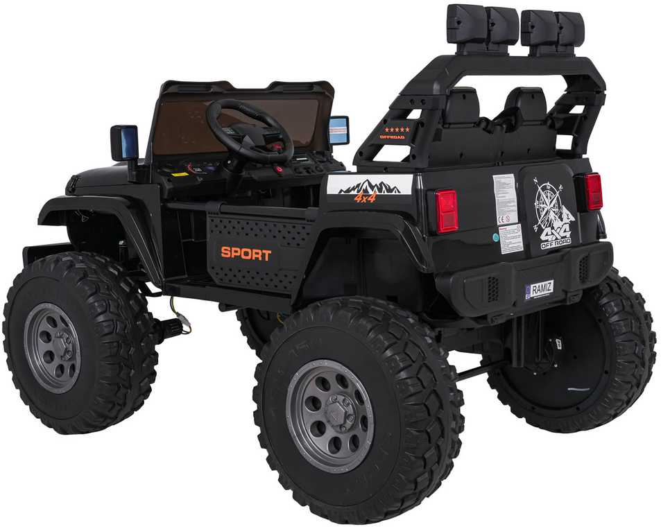 Važiuoklė Extreme Sport 4x4 Zmienna Wielkość Juodas