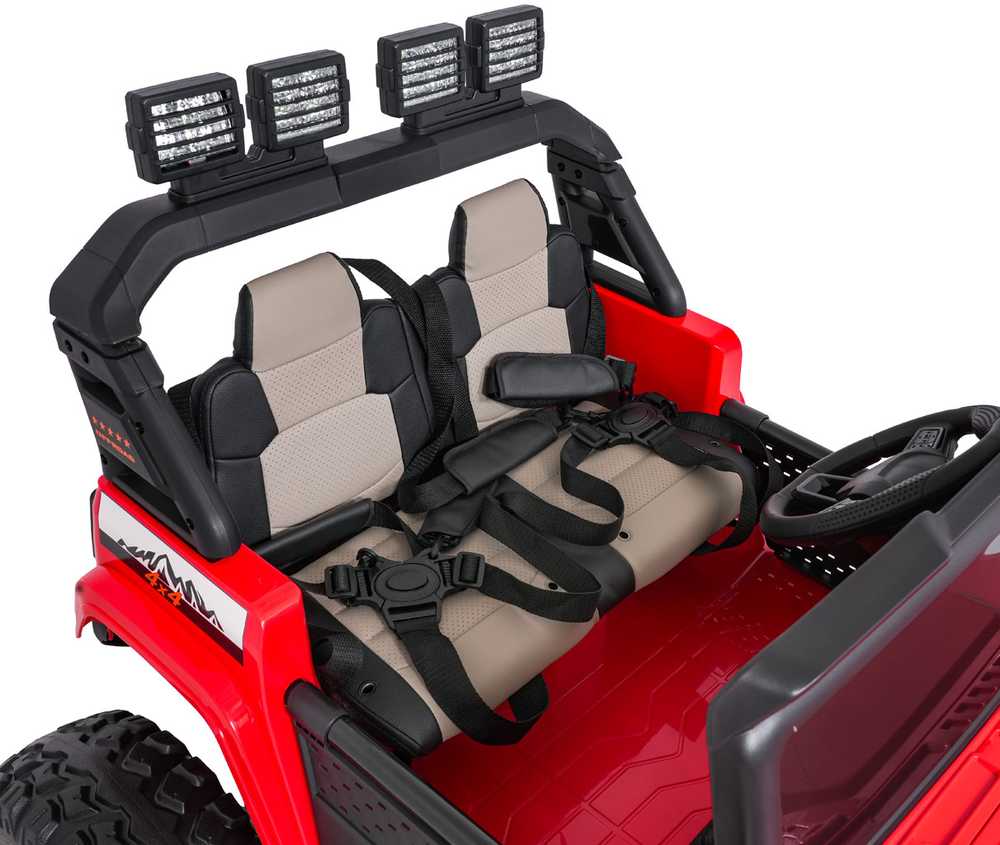 Važiuoklė Extreme Sport 4x4 Zmienna Wielkość Raudona