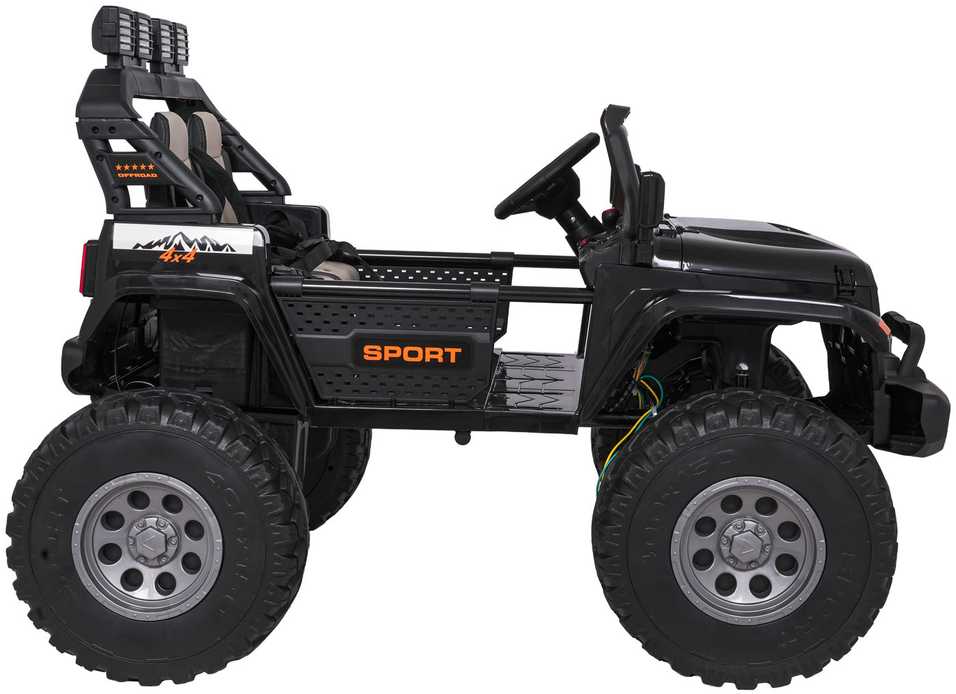 Važiuoklė Extreme Sport 4x4 Zmienna Wielkość Juodas