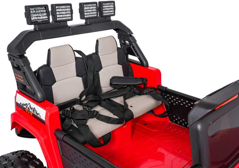 Važiuoklė Extreme Sport 4x4 Zmienna Wielkość Raudona