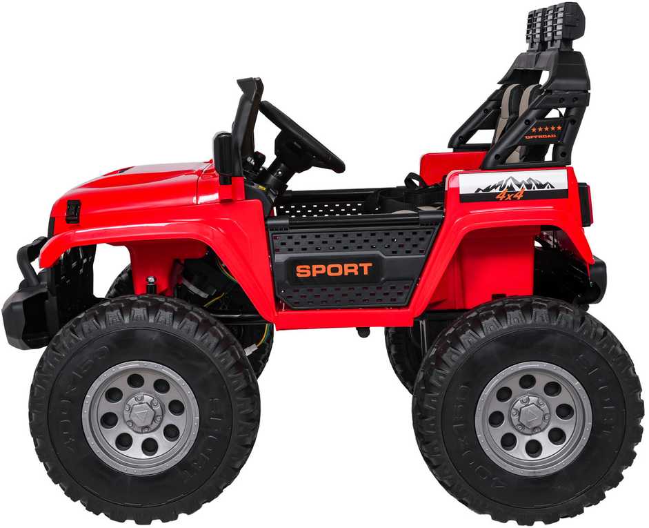Važiuoklė Extreme Sport 4x4 Zmienna Wielkość Raudona