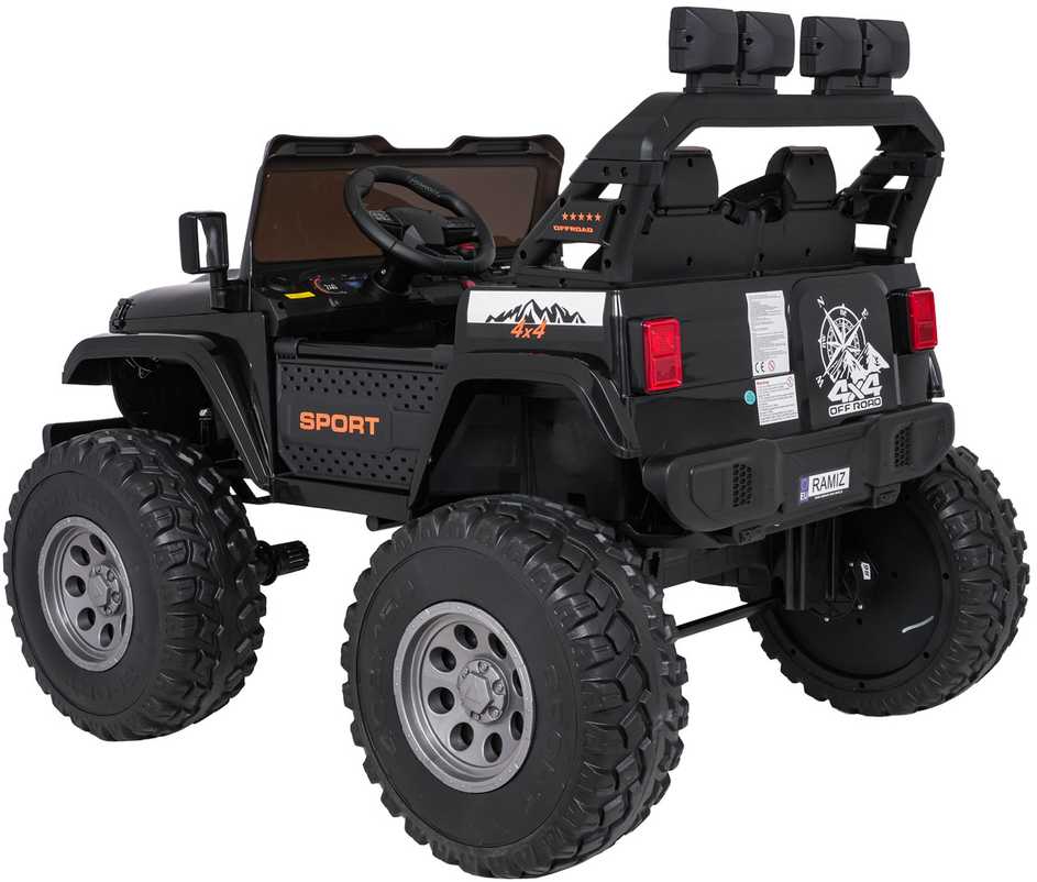 Važiuoklė Extreme Sport 4x4 Zmienna Wielkość Juodas