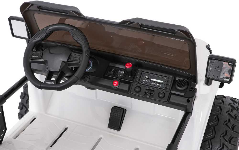 Keičiamo dydžio Extreme Sport 4x4 visureigis Baltas
