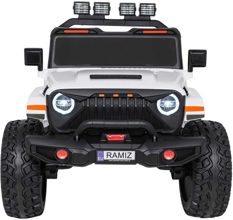 Keičiamo dydžio Extreme Sport 4x4 visureigis Baltas