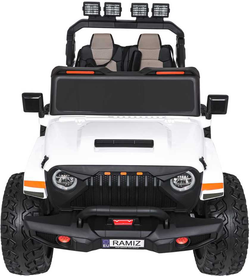 Keičiamo dydžio Extreme Sport 4x4 visureigis Baltas