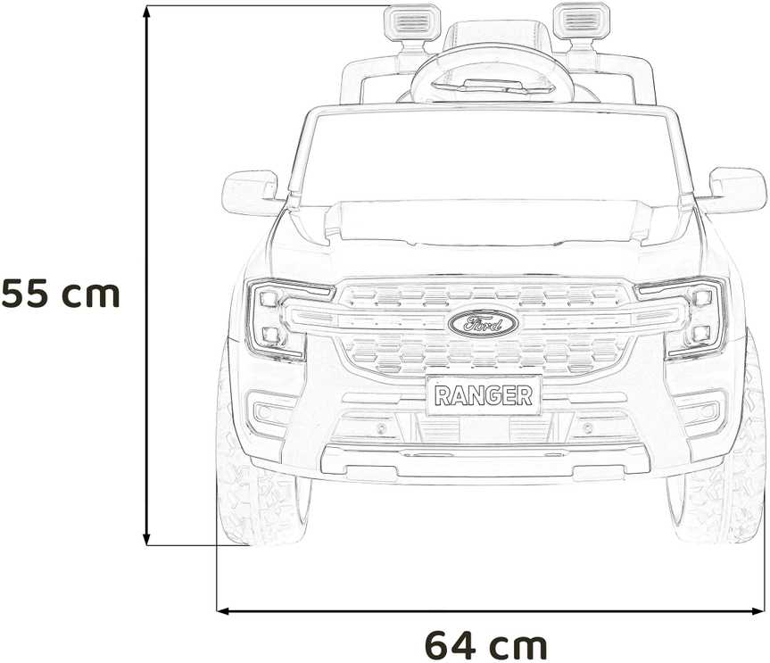 Ramiz Sp. z o.o. Elektromobilis Ford Ranger LIFT, Raudona