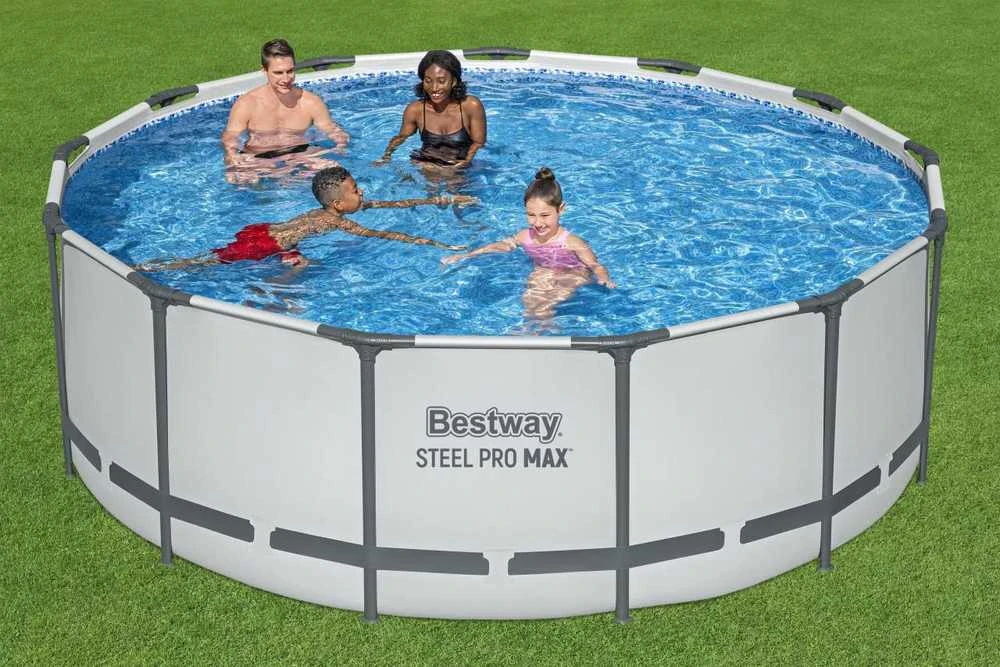 Rėminis baseinas 13 FT 396 x 122 cm plieno Pro Max BESTWAY
