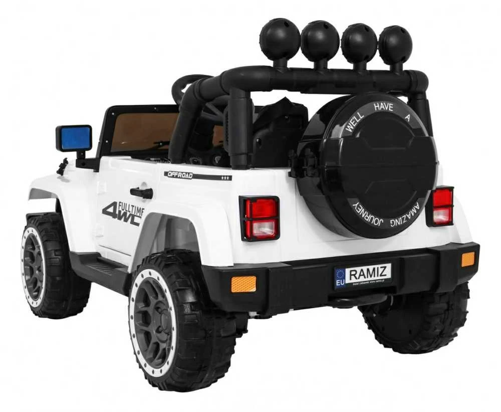 Ramiz Elektromobilis Full Time 4WD 4x4, Baltas
