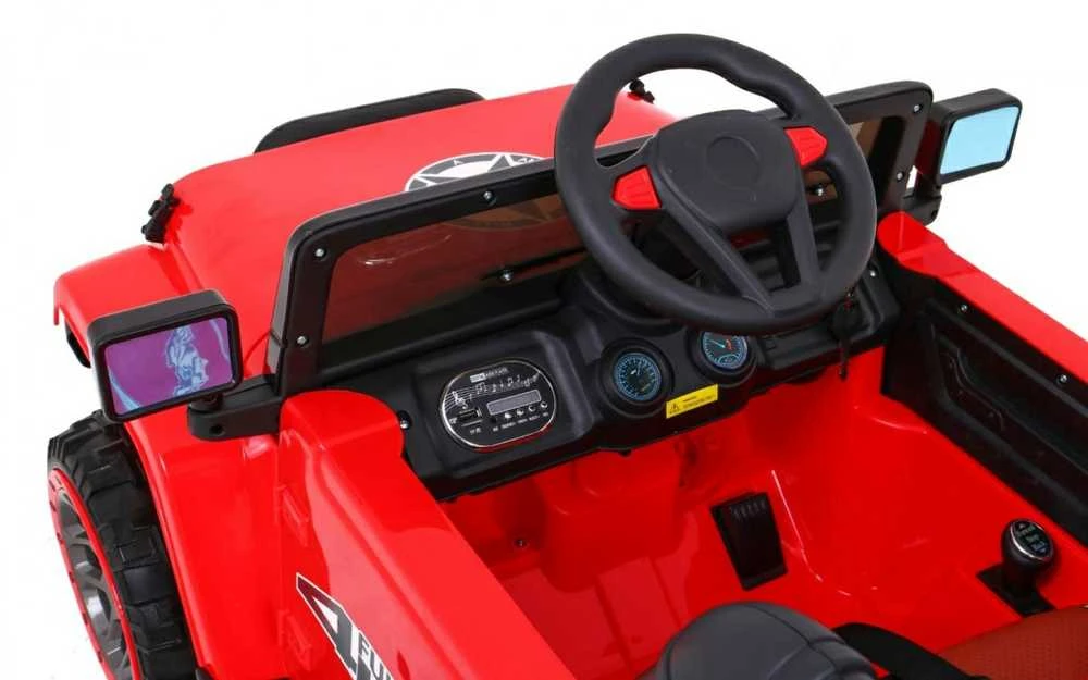 Ramiz Elektromobilis Full Time 4WD 4x4, Raudona