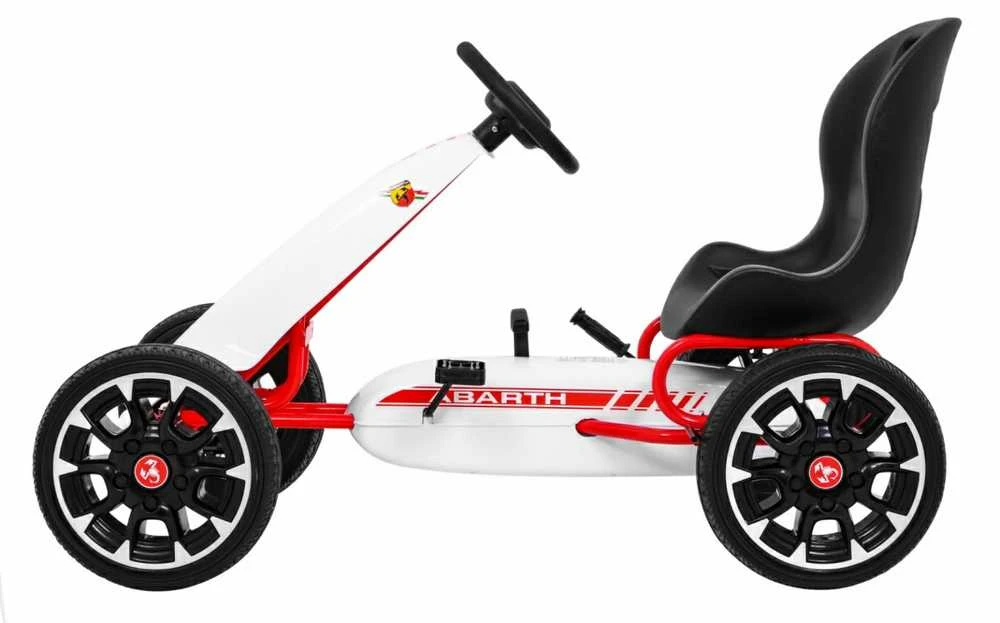 Ramiz Minamas kartingas GoKart ABARTH baltos spalvos