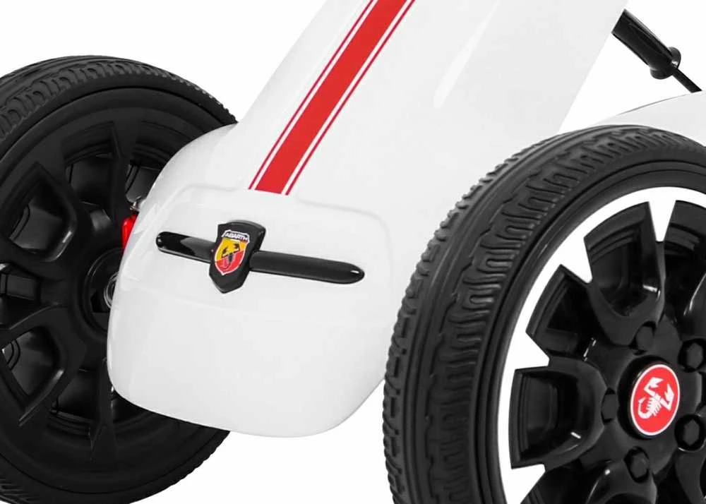 Ramiz Minamas kartingas GoKart ABARTH baltos spalvos