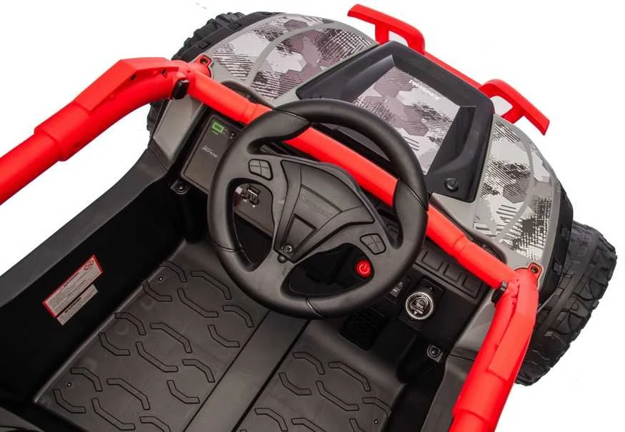 Elektrinis Buggy Kawasaki TERYX KRX1000, Raudona