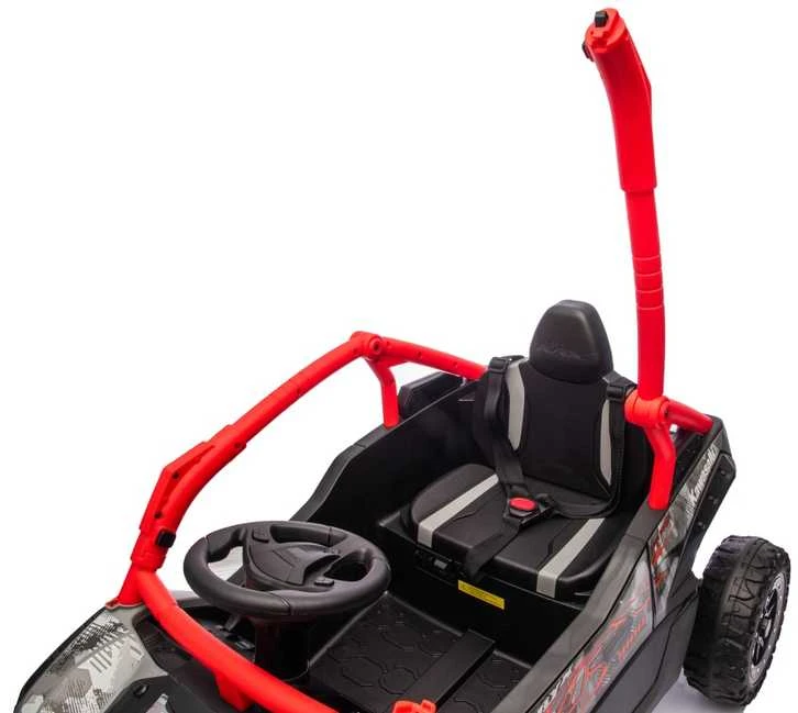Elektrinis Buggy Kawasaki TERYX KRX1000, Raudona