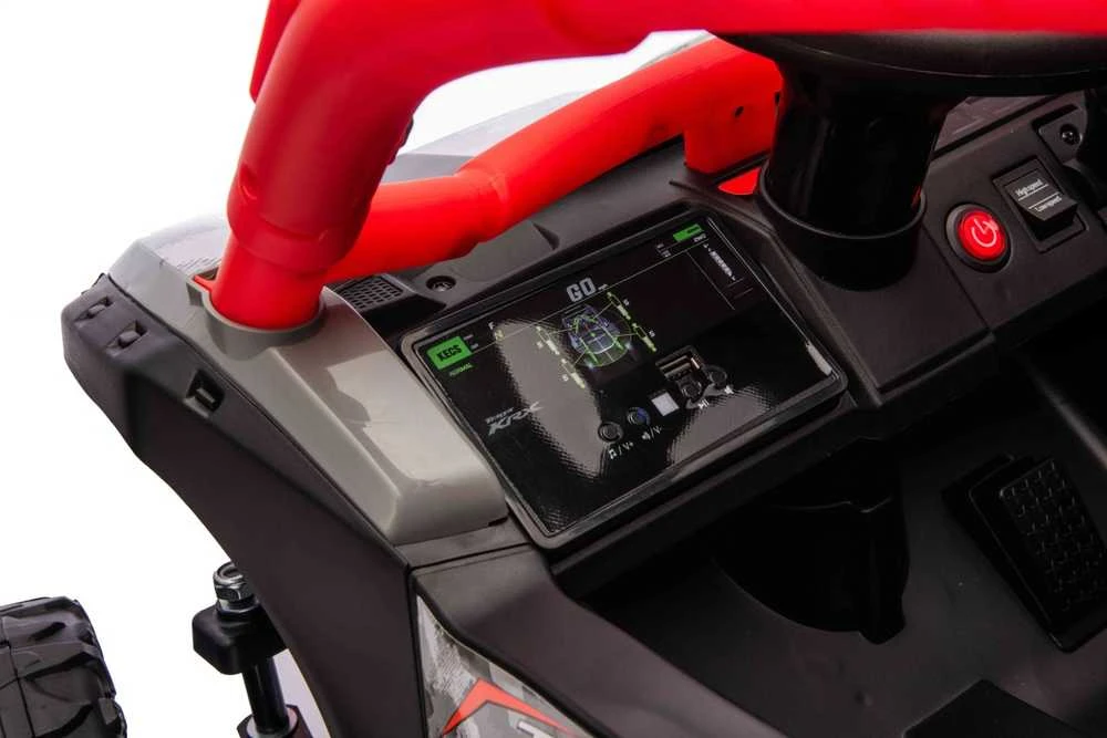 Elektrinis Buggy Kawasaki TERYX KRX1000, Raudona
