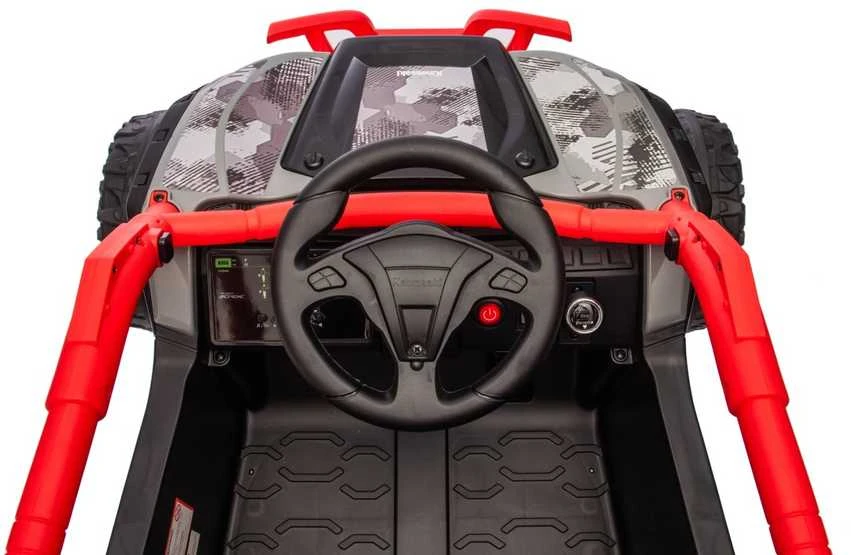 Elektrinis Buggy Kawasaki TERYX KRX1000, Raudona
