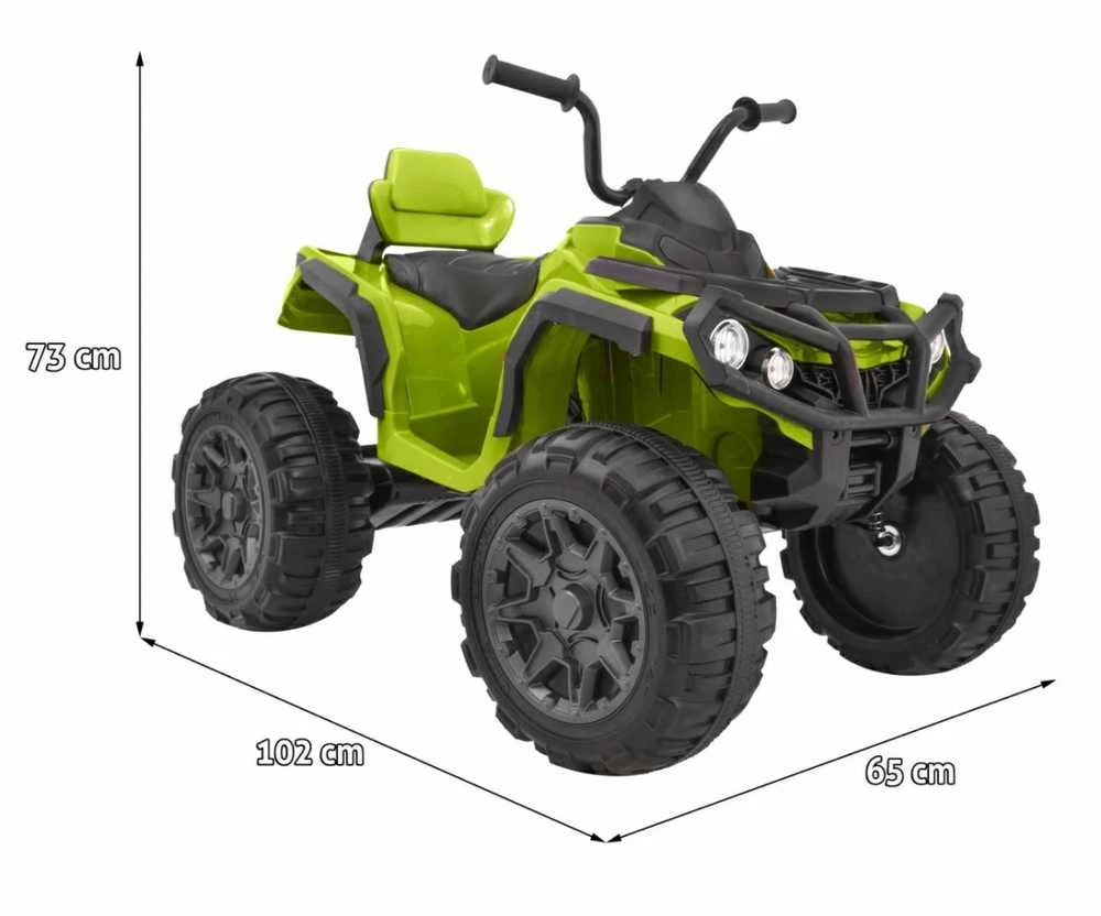 Ramiz Elektrinis keturratis Quad, žalias