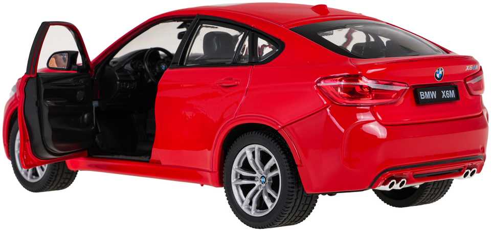 Autko Metalowe 1:24 BMW X6M Raudona RASTAR