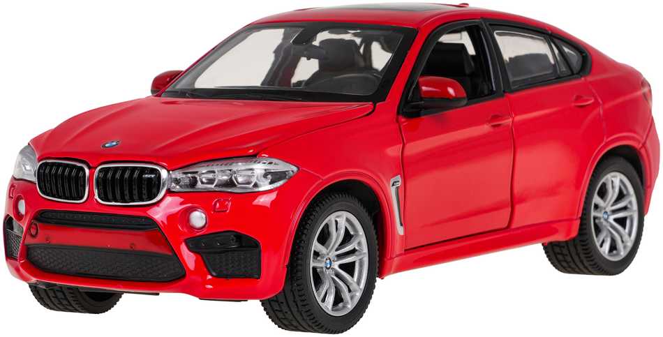 Autko Metalowe 1:24 BMW X6M Raudona RASTAR