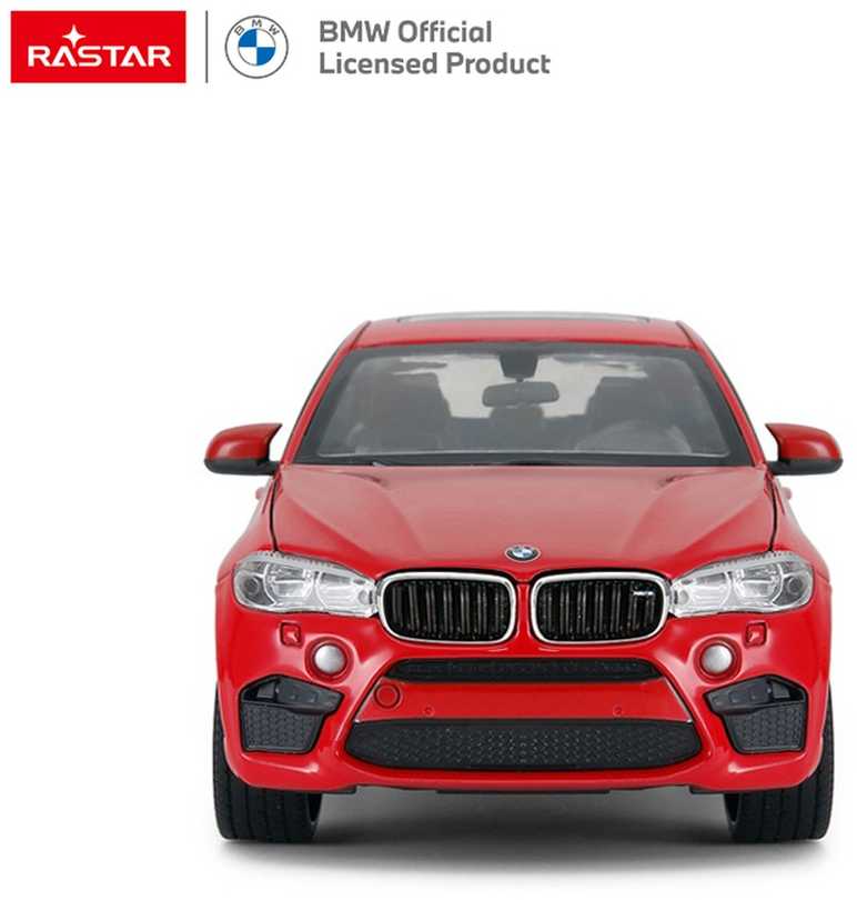 Autko Metalowe 1:24 BMW X6M Raudona RASTAR