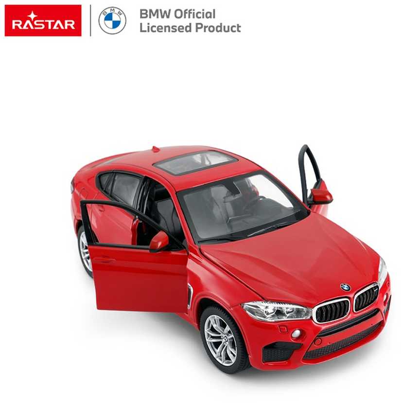 Autko Metalowe 1:24 BMW X6M Raudona RASTAR