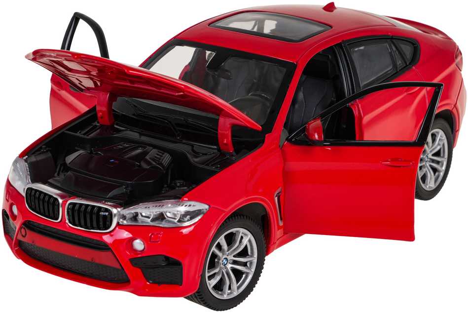 Autko Metalowe 1:24 BMW X6M Raudona RASTAR