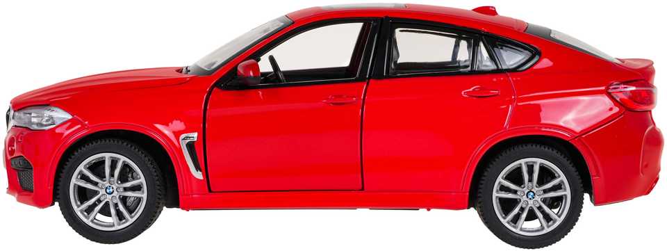 Autko Metalowe 1:24 BMW X6M Raudona RASTAR