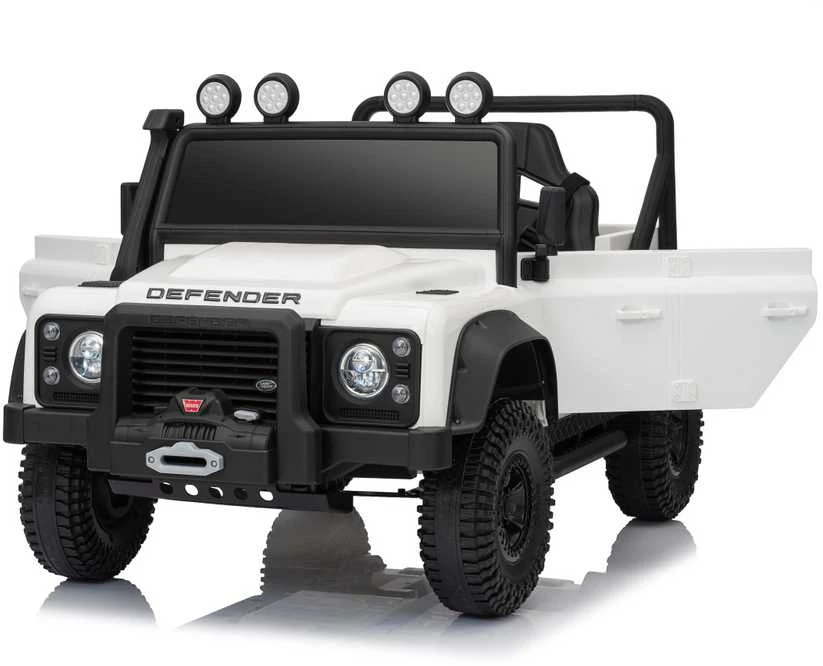Elektromobilis Land Rover Defender 110 SVX Concept, Baltas