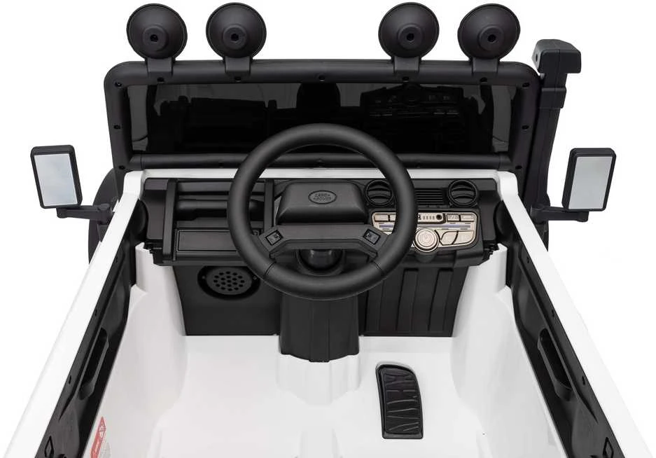 Elektromobilis Land Rover Defender 110 SVX Concept, Baltas