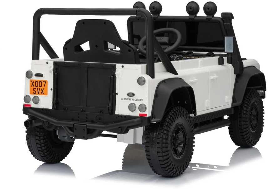 Elektromobilis Land Rover Defender 110 SVX Concept, Baltas