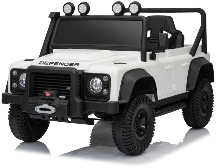 Elektromobilis Land Rover Defender 110 SVX Concept, Baltas