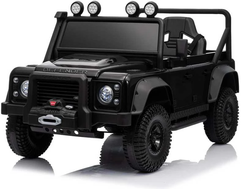 Elektromobilis Land Rover Defender 110 SVX Concept, Juodas