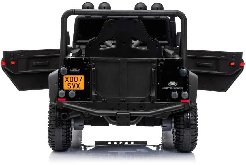 Elektromobilis Land Rover Defender 110 SVX Concept, Juodas