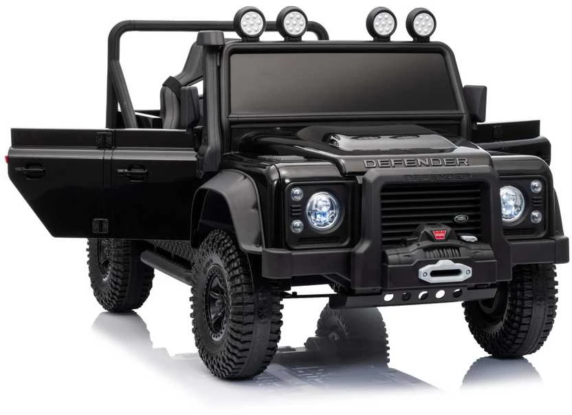 Elektromobilis Land Rover Defender 110 SVX Concept, Juodas