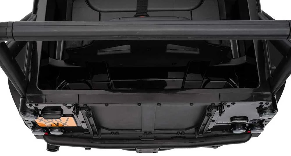 Elektromobilis Land Rover Defender 110 SVX Concept, Juodas