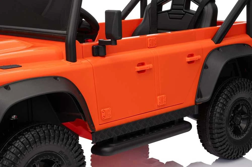 Elektromobilis Land Rover Defender 110 SVX Concept, Oranžinis