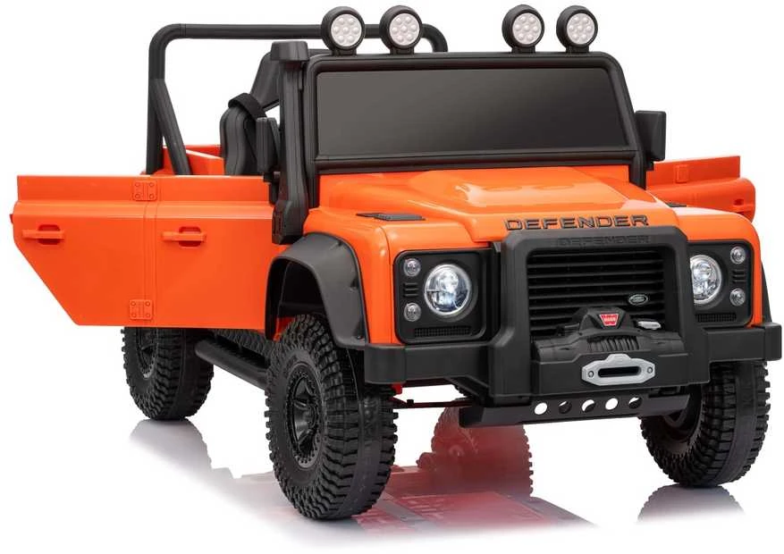 Elektromobilis Land Rover Defender 110 SVX Concept, Oranžinis