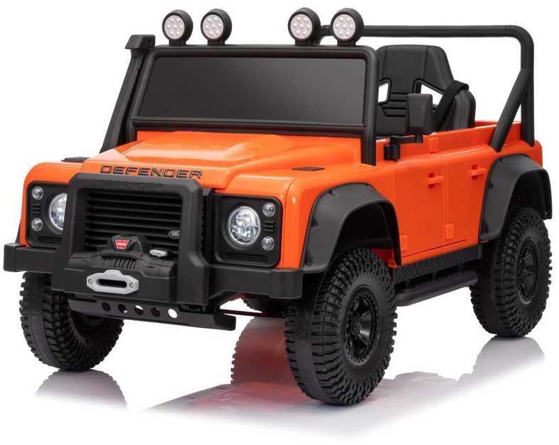 Elektromobilis Land Rover Defender 110 SVX Concept, Oranžinis
