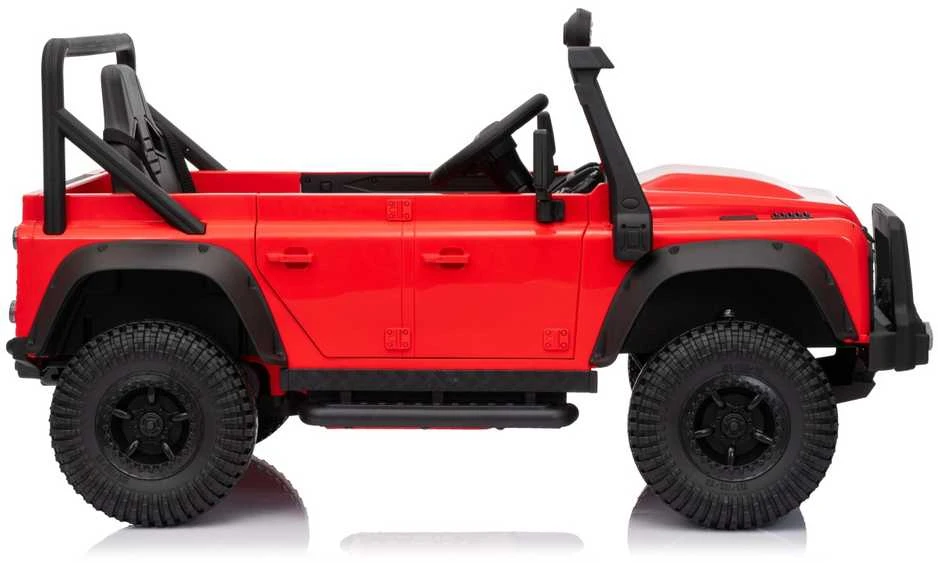 Elektromobilis Land Rover Defender 110 SVX Concept, Raudona