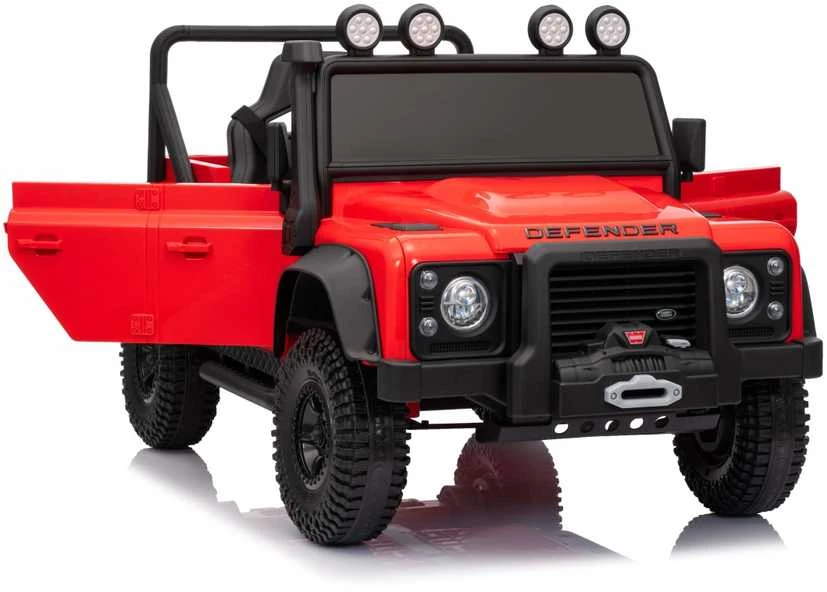 Elektromobilis Land Rover Defender 110 SVX Concept, Raudona