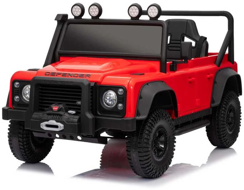 Elektromobilis Land Rover Defender 110 SVX Concept, Raudona